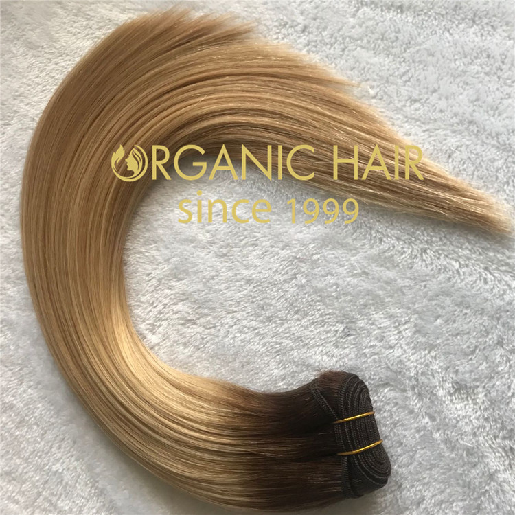High quality rooted color hand tied weft I21